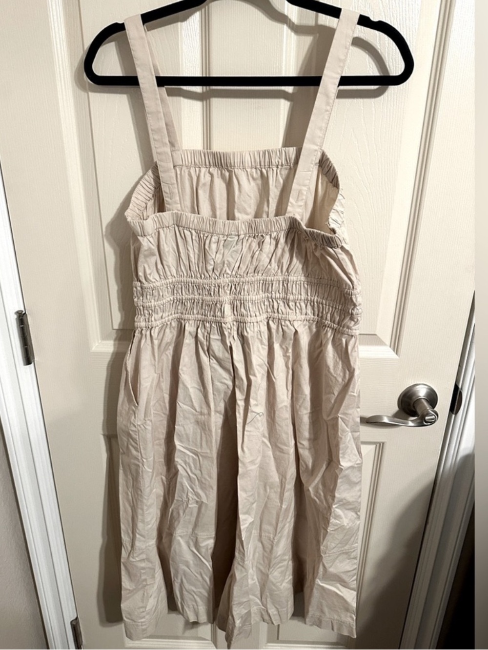 Universal Thread Women's Cotton Square Neck Midi Tank Dress, Tan, Sz Large, NWT - Picture 4 of 6